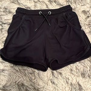 Kids Black Athletic Shorts